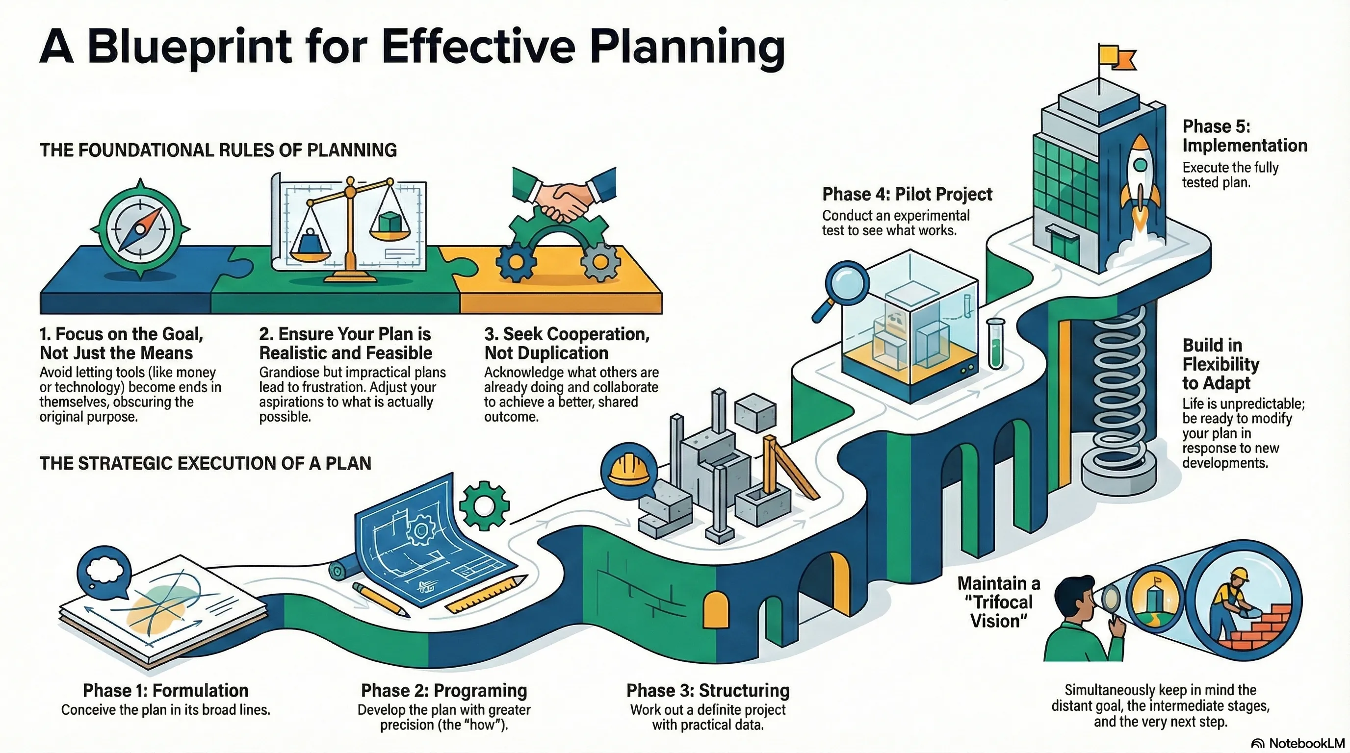 A Blueprint for Effective Planning Infographic