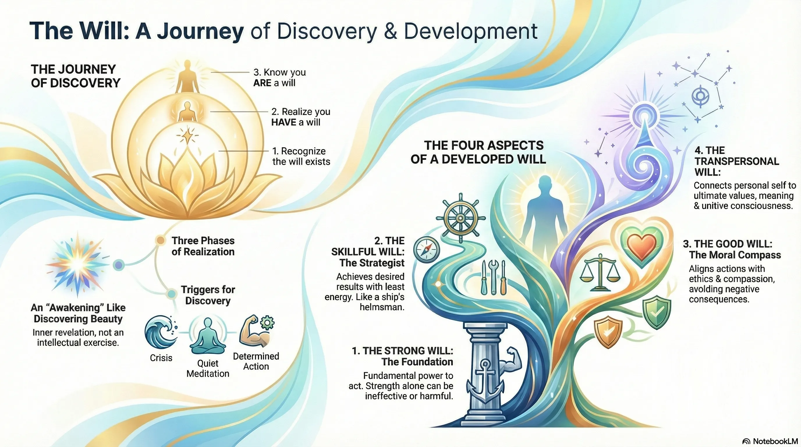 The Will: A Journey of Discovery & Development Infographic