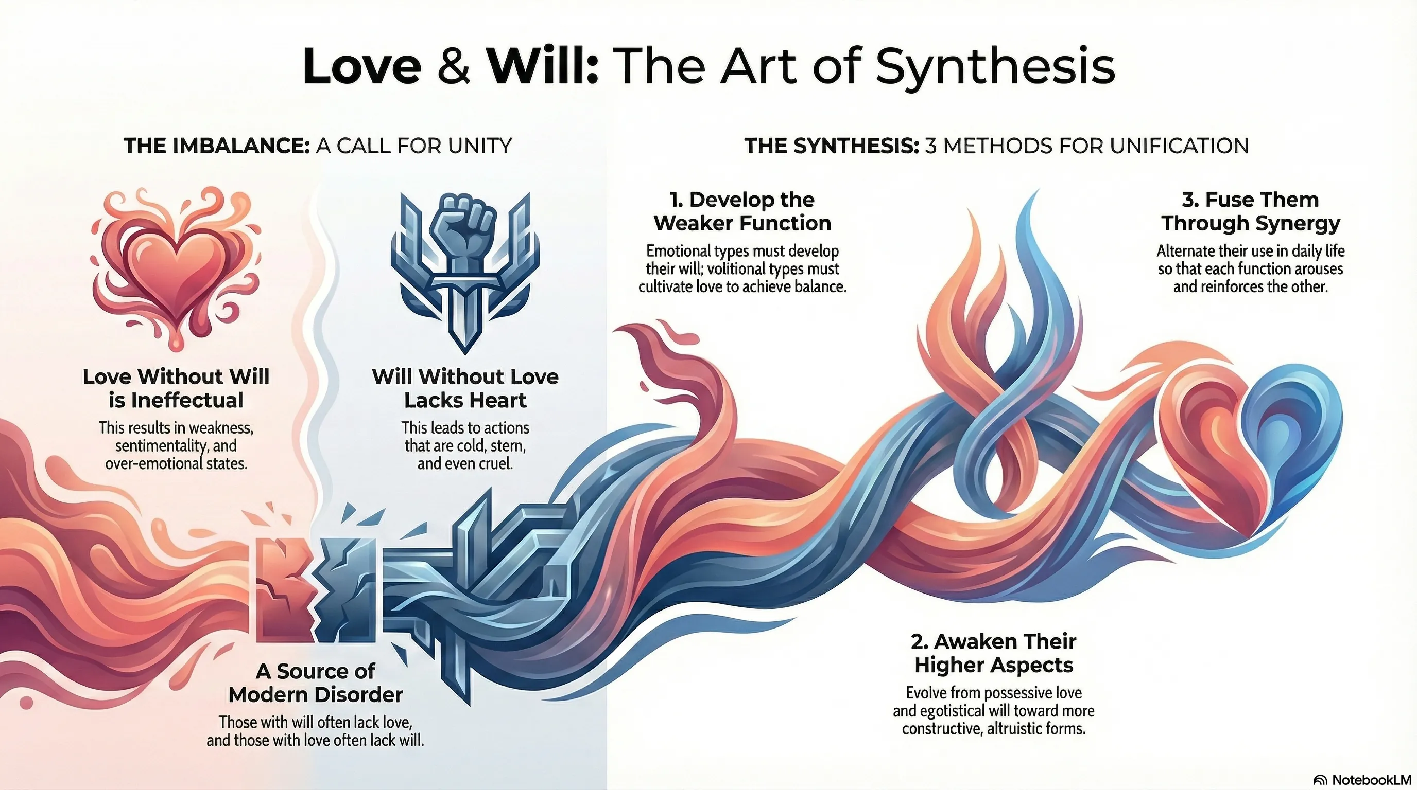 Love & Will: The Art of Synthesis Infographic