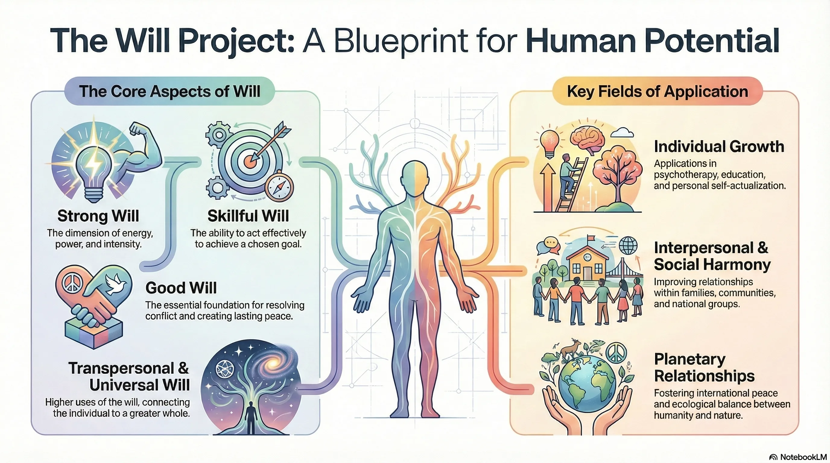 The Will Project: A Blueprint for Human Potential Infographic